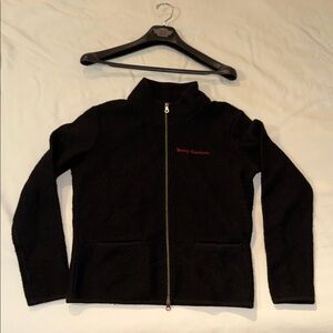 Harley-Davidson Black Fleece Jacket with Red Logo